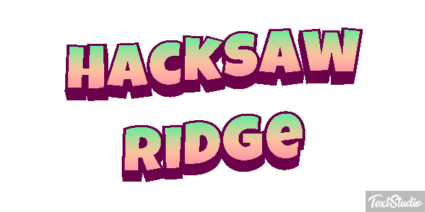 Hacksaw Ridge Efekt tekstowy