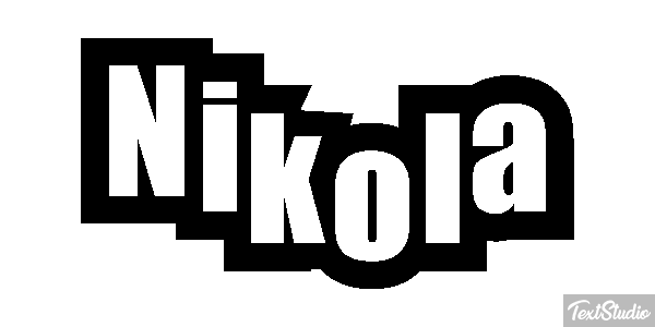 Nikola Effetto testo