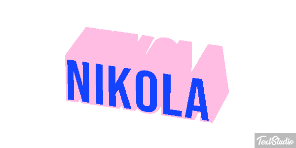 Nikola Effetto testo