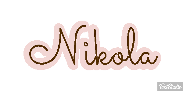 Nikola Effetto testo