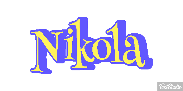 Nikola Effetto testo