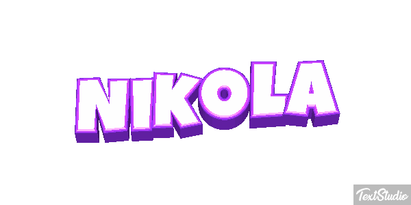 Nikola Effetto testo