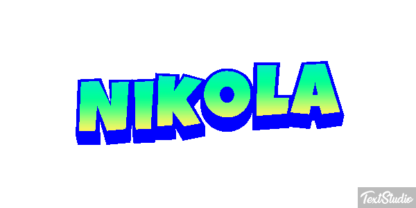 Nikola Effetto testo