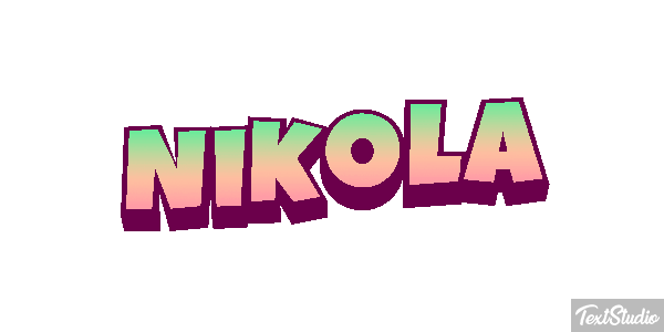 Nikola Effetto testo