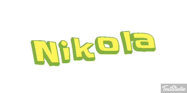 Nikola Effetto testo