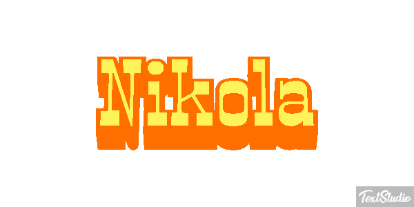 Nikola Effetto testo