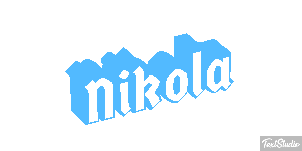 Nikola Effetto testo