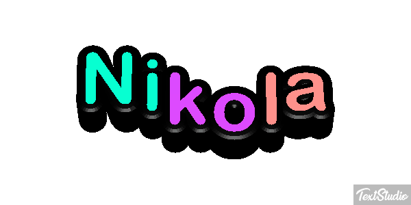 Nikola Effetto testo
