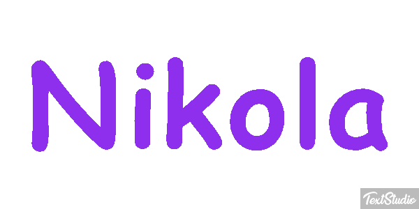 Nikola Effetto testo