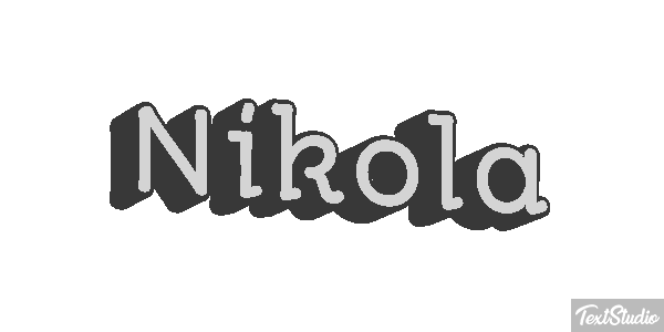 Nikola Effetto testo