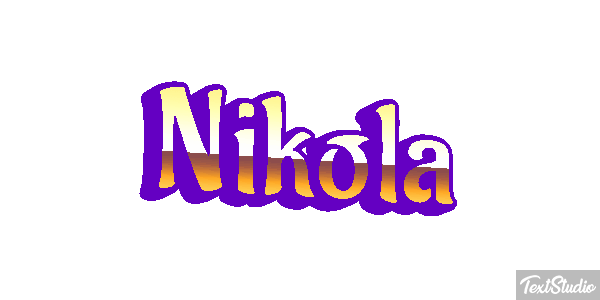 Nikola Effetto testo