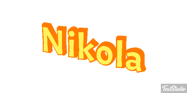 Nikola Effetto testo