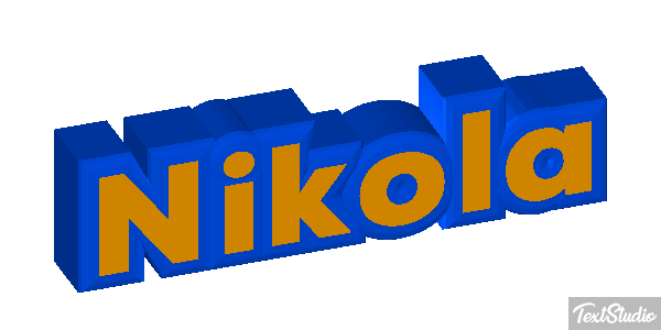 Nikola Effetto testo
