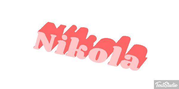 Nikola Effetto testo