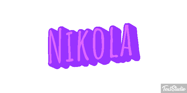 Nikola Effetto testo