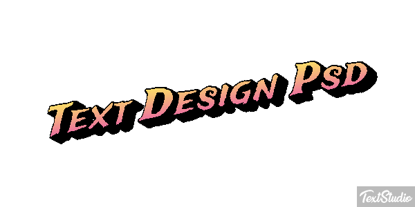 Text Design Psd Tekst effect