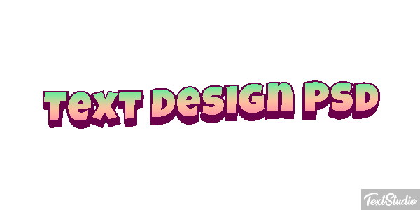 Text Design Psd Tekst effect