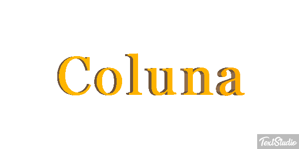 Coluna Effetto testo