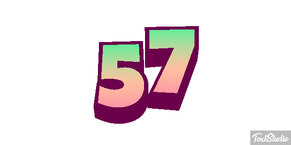 57 Metin efekti