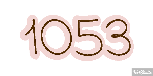 1053 Text effect