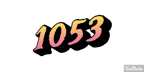 1053 Text effect