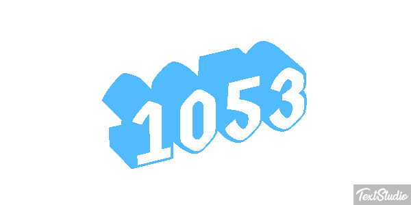 1053 Text effect