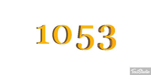 1053 Text effect