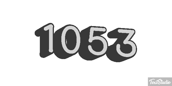 1053 Text effect