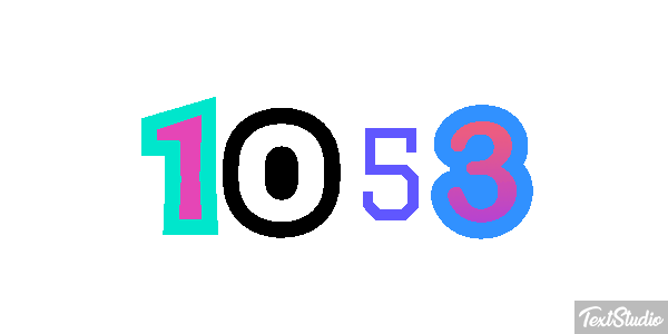 1053 Text effect