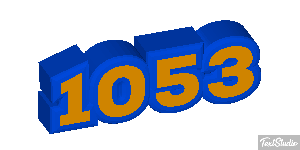 1053 Text effect