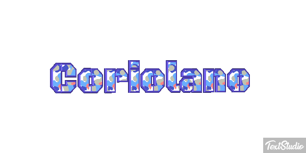 Coriolano Effetto testo