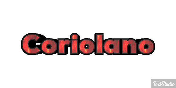Coriolano Effetto testo