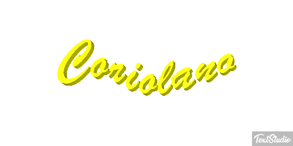 Coriolano Effetto testo