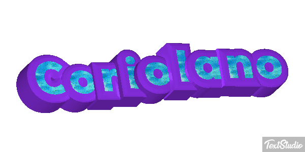 Coriolano Effetto testo