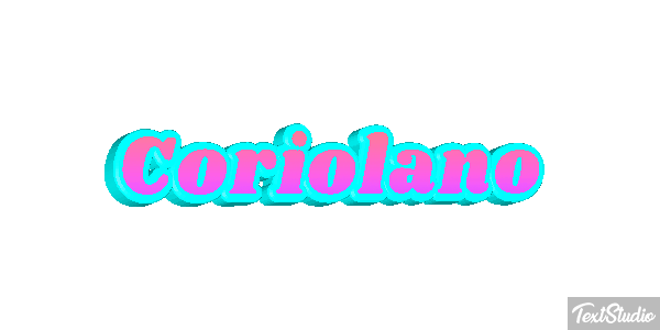 Coriolano Effetto testo