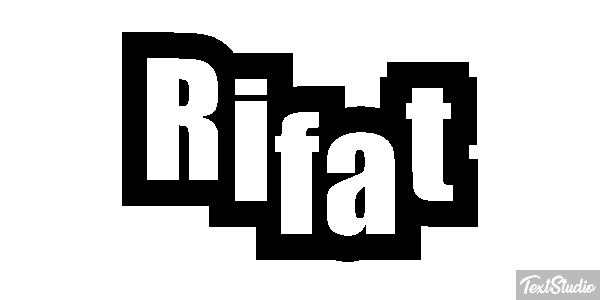 Rıfat Text effect