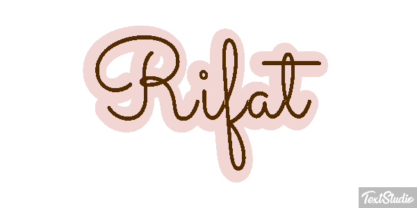 Rıfat Text effect