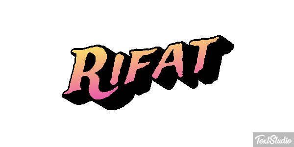 Rıfat Text effect