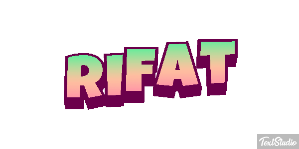 Rıfat Text effect