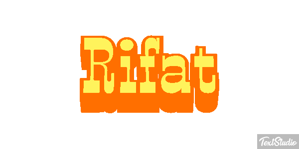 Rıfat Text effect
