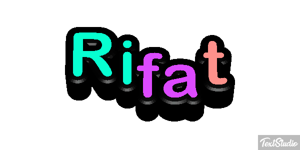 Rıfat Text effect