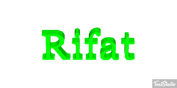 Rıfat Text effect