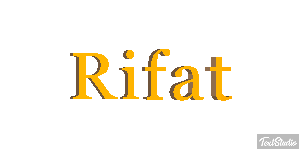 Rıfat Text effect
