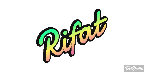 Rıfat Text effect