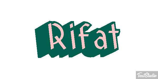 Rıfat Text effect