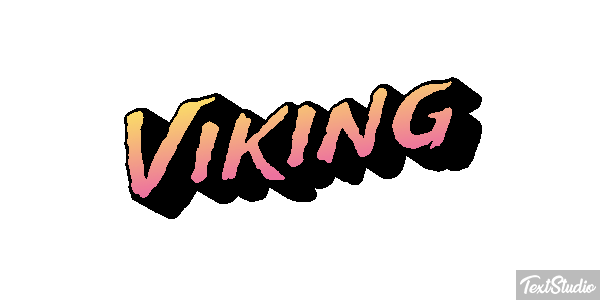 Viking Text effect
