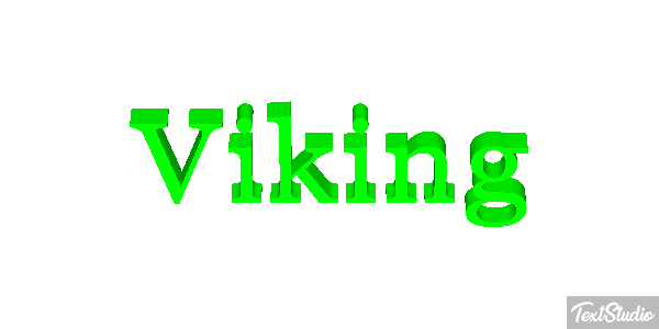 Viking Text effect