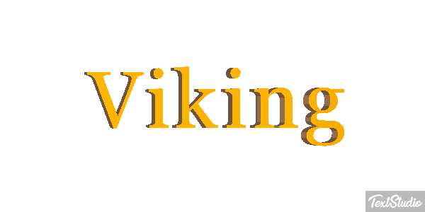 Viking Text effect