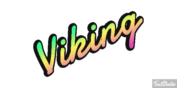 Viking Text effect