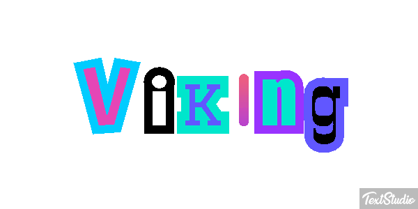 Viking Text effect